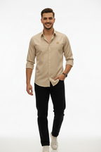 Andanza Essentials Shirt – Beige