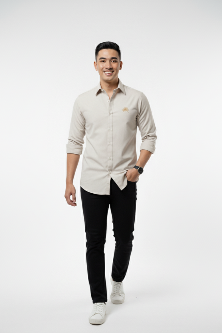 Andanza Essentials Shirt – Light Beige