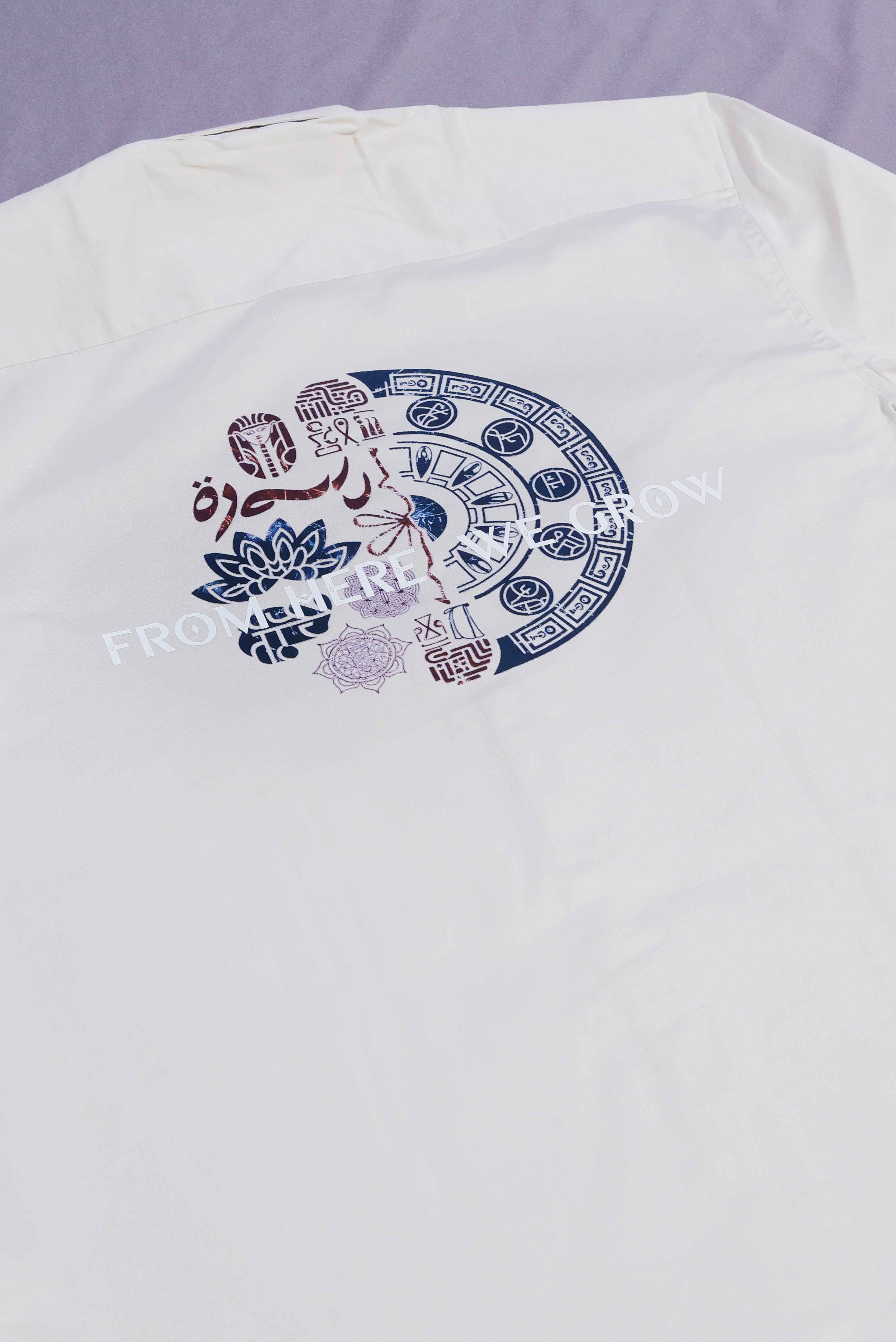 ORIGIN CODE – Light Beige Twill Cotton Shirt | Relaxed Fit Premium Casualwear – ANDANZA